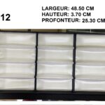 plateau optique 12pcs  L48,50CM - P25.30CM - H3,70CM